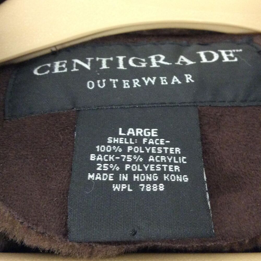 Centigrade Outerwear Brown Faux Suede Vintage Penny Lane Style  Coat - Picture 8 of 9